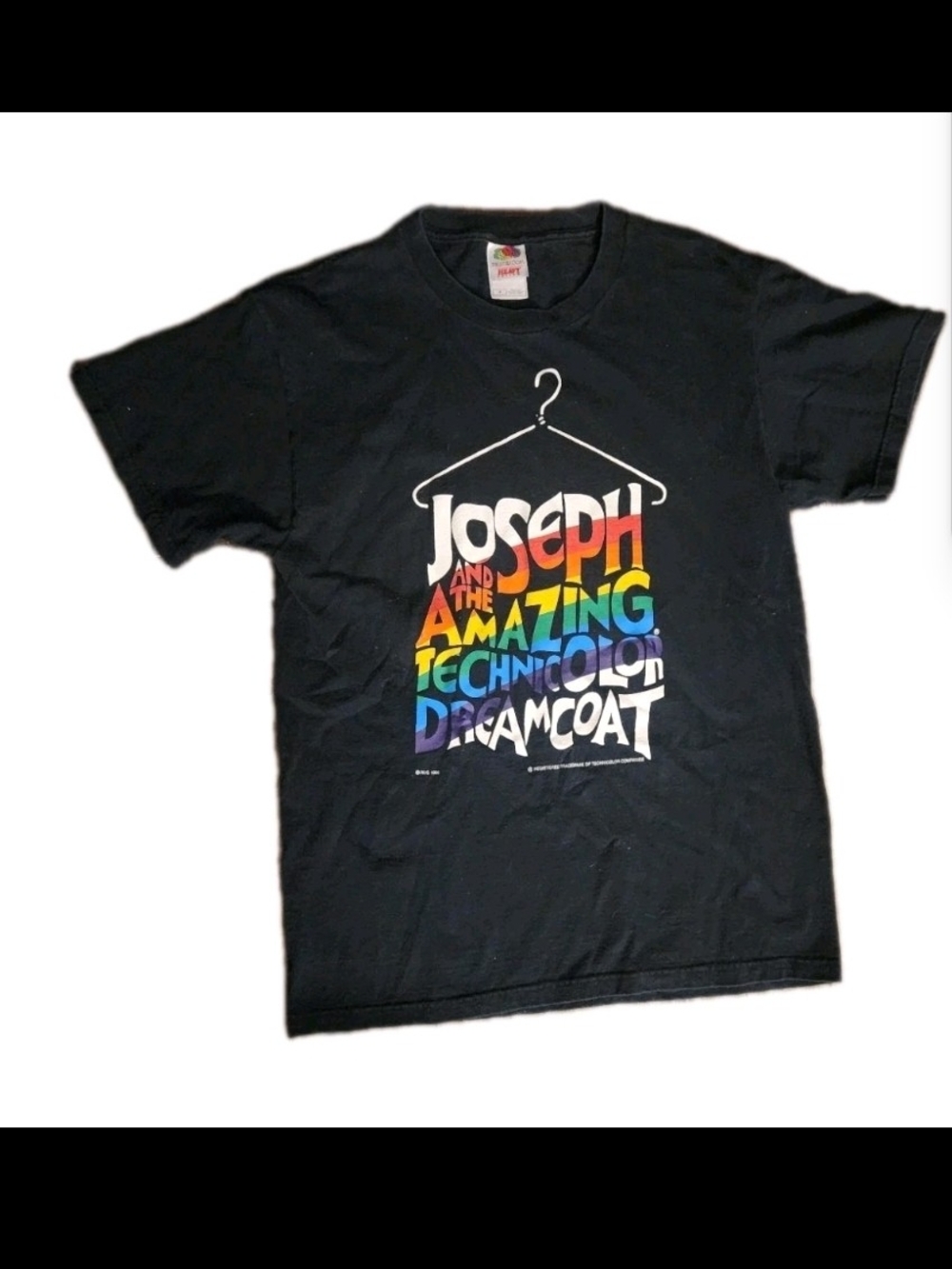 Joseph and the Amazing Technicolor Dreamcoat Black Graphic Tee